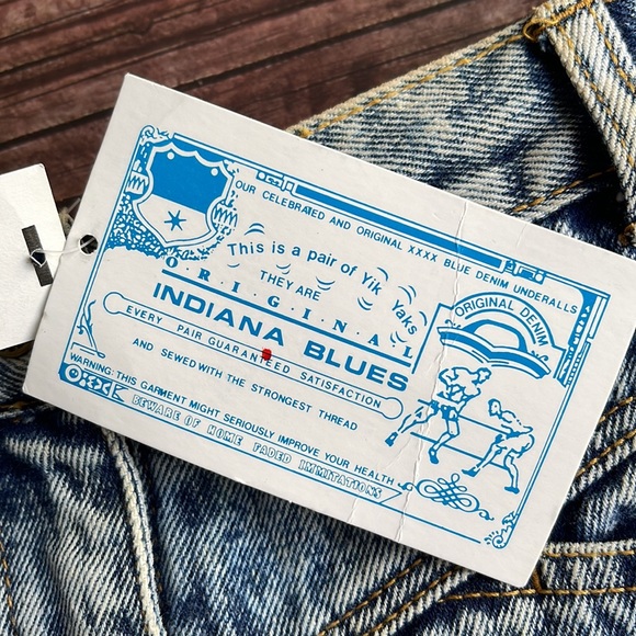 VINTAGE | Indiana Blues acid wash denim midi skirt - Picture 8 of 11